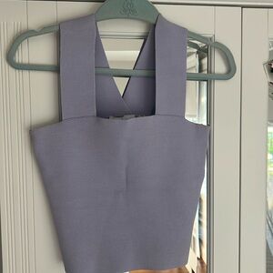ALC lilac knit cropped tank. Size medium. Great condition!